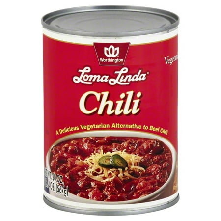 (6 Pack) Loma Linda Chili 20 oz. (Best Canned Vegetarian Chili)