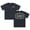 Navy, variant on Maddox Batson T-shirt MB Logo Crewneck Short Sleeve Cotton Tee Women Men Streetwear Tops