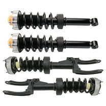 TRQ Front and Rear Strut & Coil Spring Assembly Set Driver & Passenger Sides Fits Select 11-17 Volkswagen Touareg