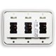 Triple SPST On-Off Switch with Bezel, 12-Volt, for RV, Trailer, Camper ...