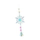 thumbnail image 1 of Adornos colgantes de cristal con forma de copo de nieve navideño de colores Estilo A, 1 of 9