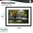 thumbnail image 4 of Stupell Industries Transitional Autumn Reflections at Park Fountain Black Framed Print Under Glass, 20 x 14, by Creative Studio, 4 of 8