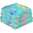 thumbnail image 4 of Dreamtimes Marine Style Mermaid Kitchen Towels Set of 4 Dishcloths Hand Towels Tea Towels Ultra Absorbent for Cleaning Washing Drying Dishes Tableware 28'' x 18'', 4 of 7