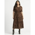 thumbnail image 6 of Jessica Simpson Women's Plus Phoebe Maxi Dress, Sizes 0X-4X, 6 of 6