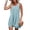 Blue, variant on SHINE UP Swimsuit Coverups Summer Dresses for Women Eyelet Twisted Sundress Sleeveless Dress