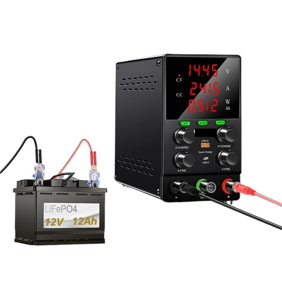 Adjustable Lab Power Supply Switching Bench Power Supplies DC Power Supply USB Interface Repair Voltage Regulator