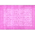 thumbnail image 1 of Ahgly Company Indoor Rectangle Abstract Pink Contemporary Area Rugs, 5' x 8', 1 of 4