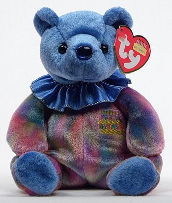 the Birthday Bear Ty Beanie Baby SEPTEMBER