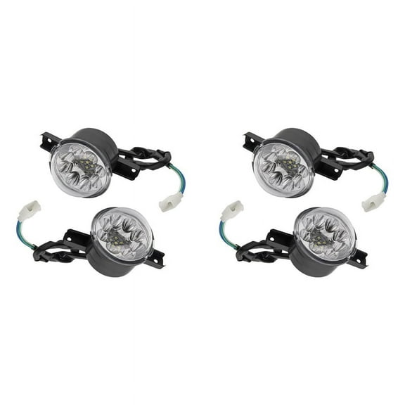 4Pcs 12V LED ATV Front Headlight 125Cc 150Cc 250Cc 300Cc Headlights for Chinese JCL Baja Kazuma Roketa