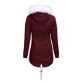 thumbnail image 2 of Turilly Womens Jackets Ladies Clearance, Women's Warm Long Coat Hoodies Collar Jacket Slim Winter Parkas Outwear Coats, 2 of 5