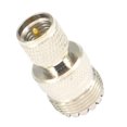 thumbnail image 2 of Adaptador UHF hembra a Mini UHF macho convertidor coaxial RF conector coaxial de antena F / M niquelado recto 1/2/4/6 piezas Inevent TX1039-04, 2 of 7