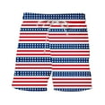 thumbnail image 3 of cllios Mens 4th of July Swim Trunks Red White and Blue Print Board Shorts 5 Inch Drawstring Beach Shorts Independence Day Patriotic Shorts with Pockets, 3 of 5