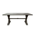 thumbnail image 5 of Modern Outdoor Aluminum Dining Table, Dark Gray, 5 of 9