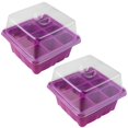 thumbnail image 1 of Inicio De Semillas De 9 Agujeros, Conjunto De Caja De Vivero De Semillas, Bandeja De Germinación De Jardinería Con Tapas Para Cultivo De Plantas De Germinación De Semillas Eigraketly HA041255-01, 1 of 6