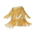 thumbnail image 4 of Falda con borlas de lentejuelas, falda de baile latino de moda, disfraz bohemio para danza del vientre con lentejuelas Dorado, 4 of 7