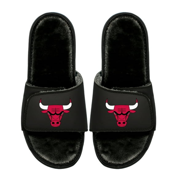 Youth ISlide  Chicago Bulls Logo Fur Slide Sandals