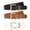 Black+Brown+White, variant on WHIPPY 3 Pack Women Leather Belts for Jeans Pants Casual Ladies Waist Belt for Dresses