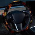 thumbnail image 2 of Thanksgiving Hat 14.5 Inch Printing PVC Leather Car Wheel Covers Steering Wheel Cover Auto Accessories, 2 of 6