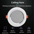 thumbnail image 3 of 3 Inch 10W Bathroom Ceiling Speaker Background Music System Moisture-Proof Aluminum Fashion Quality, 3 of 5