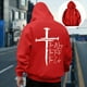 thumbnail image 1 of WILLBEST Sudaderas Deportivas para Hombre, Sudadera Informal con Capucha y Diseño Estampado De Dios para Hombre, Jersey De Manga Larga, Ropa Cómoda para Uso Diario Mediana​​, 1 of 4