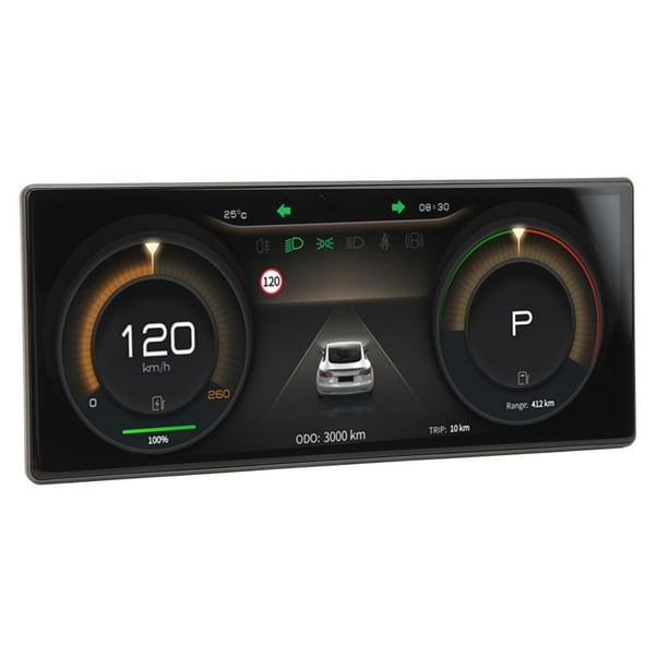 Pantalla IPS De 9 Pulgadas Para Salpicadero De Coche, Reemplazo De Grupo De Instrumentos HUD LCD Para Modelo 3 Y