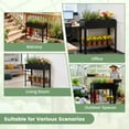 thumbnail image 4 of Noble House 2-Tier Raised Garden Bed with Storage Shelves, 4 of 5