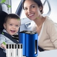 thumbnail image 2 of Portable Waterless Car Diffuser/Air Freshener, Smart Car Air Freshener Three Scent Levels, Essential Oil Car Diffuser, Air Freshener Cars Vent Clips, for Men Gifts (Green), 2 of 7