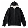 thumbnail image 3 of IWRICH Leopard Hoodie for Men Women Oversized Y6k Print Fleece Full Zip Hooded Jackets Trendy Fall Hooded Sweatshirts with Pockets Black M, 3 of 6