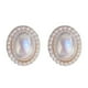 thumbnail image 2 of S925 Aguja de Plata Retro Oval Pendientes de perlas para las mujeres de diseño de gama alta Pendientes de estilo, 2 of 8