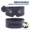 thumbnail image 2 of Mavogel 2019 New Sleep Eye Mask - Skin Friendly Modal Material & Light Blocking Sleeping Mask for Home/Flight/Shift Work, 100% Handmade, Fully Adjustable Strap, Full Eye Covers for Women/Men Sleeping, 2 of 3