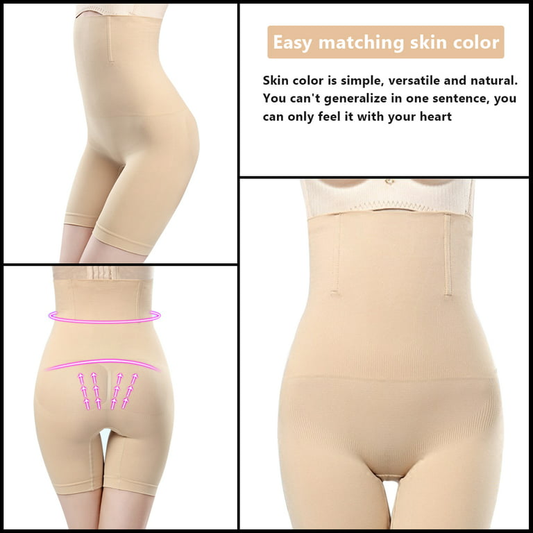 Lady Body Shaper Seamless Women High Waist Lifter Slimming Panties Pant  Briefs Shape Wear Underwear,Skin Color,4XL 