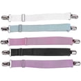 thumbnail image 1 of 5pcs Adjustable Bed Sheet Strap Clips Elastic Mattress Sheet Fasteners Holder, 1 of 3