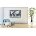 thumbnail image 2 of Vivyet Decorative Pinboard - Journey through the World [Cork Map], 2 of 4