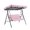 Pink, variant on Gytml Patio Swing Canopy With Seat Cushion Cover Set,74.8"X52"X5.9" Waterproof Uv-Resistant Swing Awning & Cushion Protector, Durable Outdoor Swing Cover Set For Garden Navy-190x132x15cm