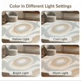 thumbnail image 7 of ODIKA 3'x5' Washable Area Rug Bathroom Ash Flowing Brushstroke Composition Entryway Bedrooms for Hallway, Laundry Room, Non-Slip, Flatweave, Easy Care, 7 of 7