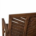 thumbnail image 6 of Outdoor Wood Patio Chairs - Set of 2 - Dark Brown, 6 of 10