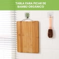 thumbnail image 4 of Tabla para Picar de Cocina de Bambú 34x24 cm, Antideslizante y Resistente, Tabla de Corte Orgánica para Alimentos o Charcutería (1 Pieza), 4 of 7