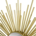 thumbnail image 6 of GDF Studio Holasek Modern Glam Iron Sunburst Wall Mirror, Gold, 6 of 7