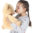 thumbnail image 5 of WOWMAX Giant Teddy Bear Daney Cuddly Stuffed Plush Animals Daney Teddy Bear Toy Doll for Birthday Christmas Brown 10 Inches, 5 of 5