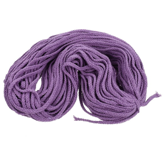 Ifundom Comfortable Violet Cotton Polyester Rope for Crafts, Packaging, and Home Use, and Versatile Cord