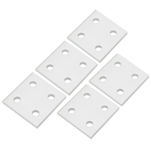 Hardware Accessories,5Pcs 4‑Hole Vertical Connecting Aluminium Profile Connecting Plate Connecting Plate Reliable and Durable