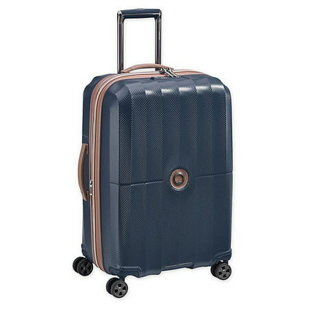 DELSEY PARIS St. Tropez 24-Inch Hardside Spinner Checked Luggage in Navy