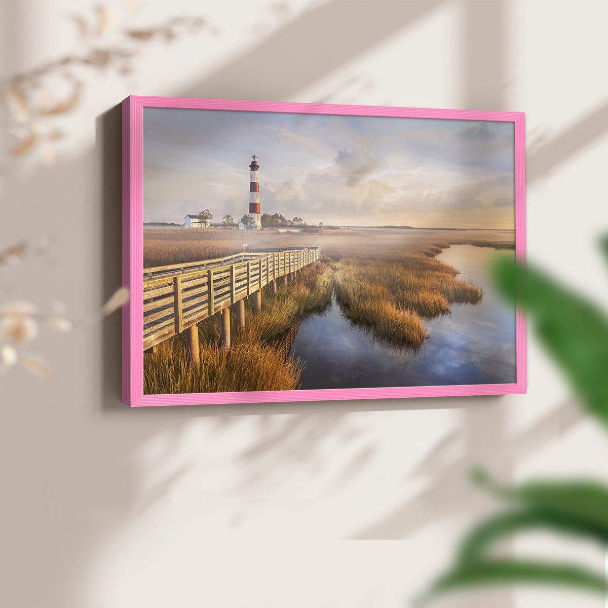 Private Path II by Mike Calascibetta - Restickable Framed Giclée Print