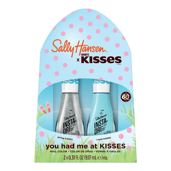 Sally Hansen Insta-Dri Hershey's Kisses Duo Pack - You Had Me at Kisses, 2 x 0.31 FL.OZ (9.17 ml)