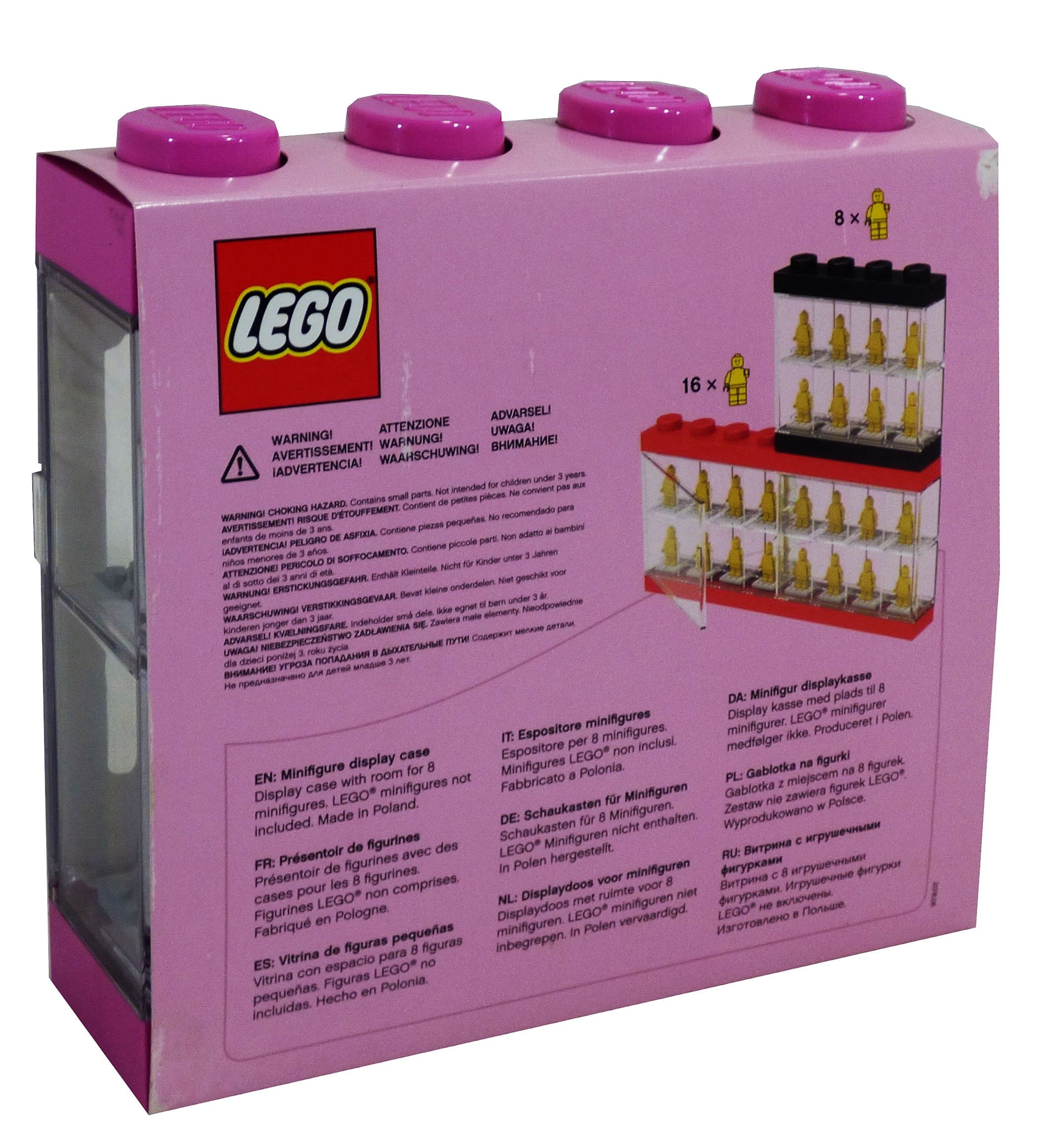 lego minifigure display case walmart