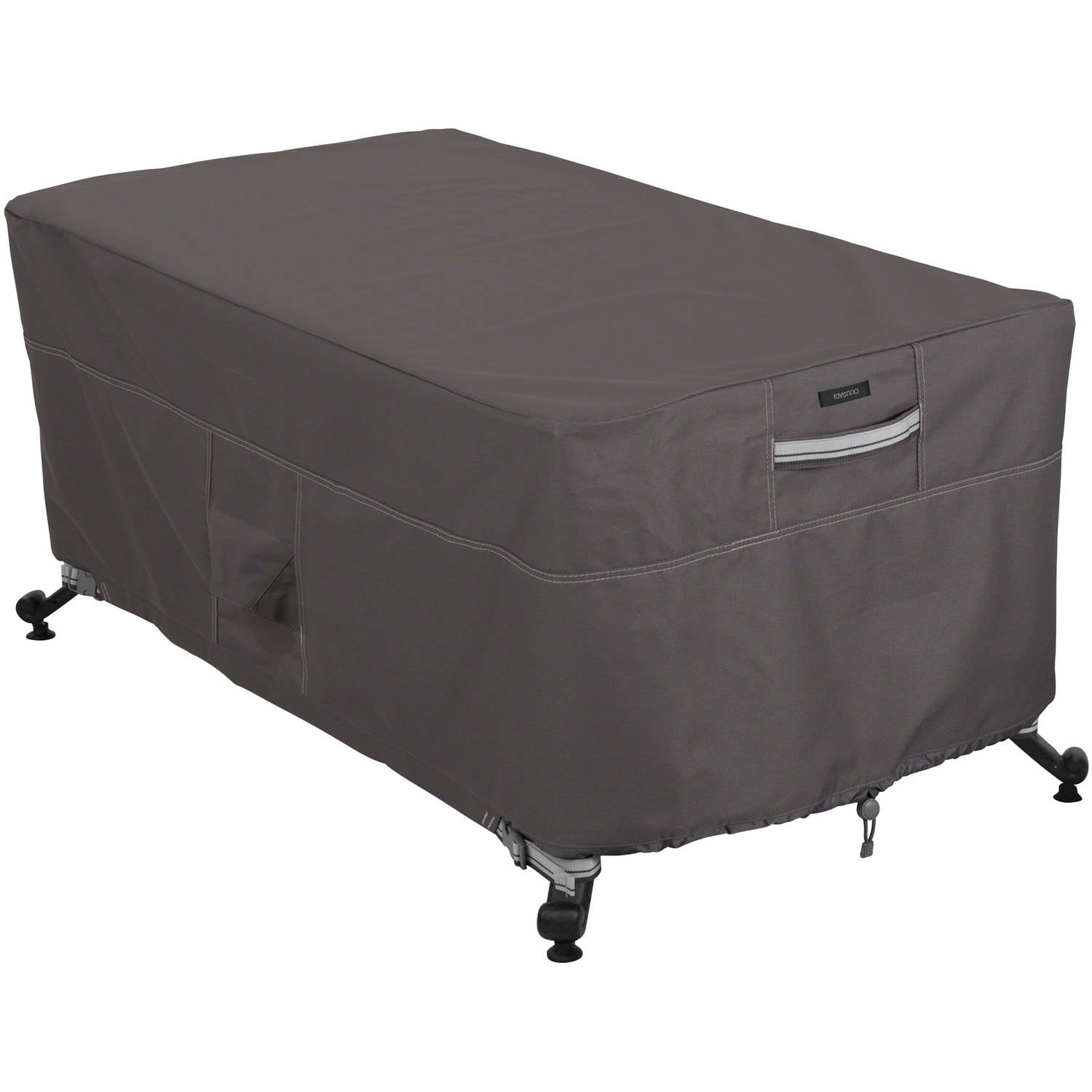 Ravena Fire Pit Table Cover - Dark Taupe - Classic Accessories