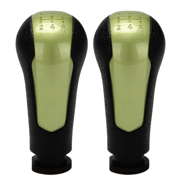 2X Perilla de Cambio de Marchas de Coche de 5 Velocidades Pomo de Palanca de Cambios para Spark 2011-2016