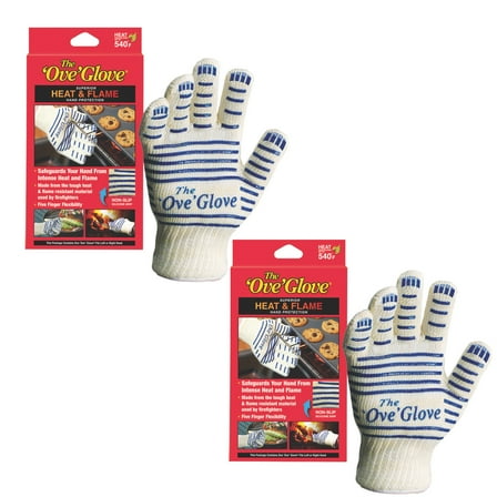 Handy Man's - Ove' Glove Hot Surface Handler - for Kitchen Barbeque & Welding - 1 Glove (Set of 2)