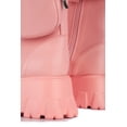 thumbnail image 4 of Cape Robbin Monalisa Pink Pastel Chic Chunky Platform Lace Up Pouch Combat Boots (Pink, 10), 4 of 4