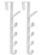 thumbnail image 1 of Gancho Organizador Sadiyamo 5 Capas Puerta Percha Mochila Paquete 2 Blanco, 1 of 2